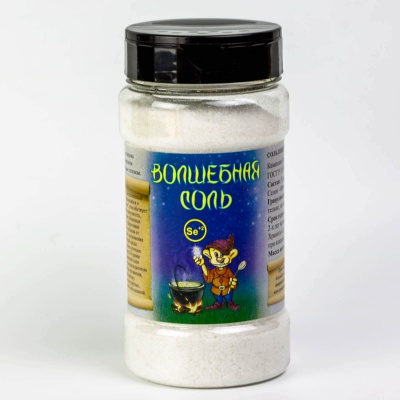 Соль поваренная, пищевая, обогащенная органическим селеном "Волшебная соль" 500 г. в Москве